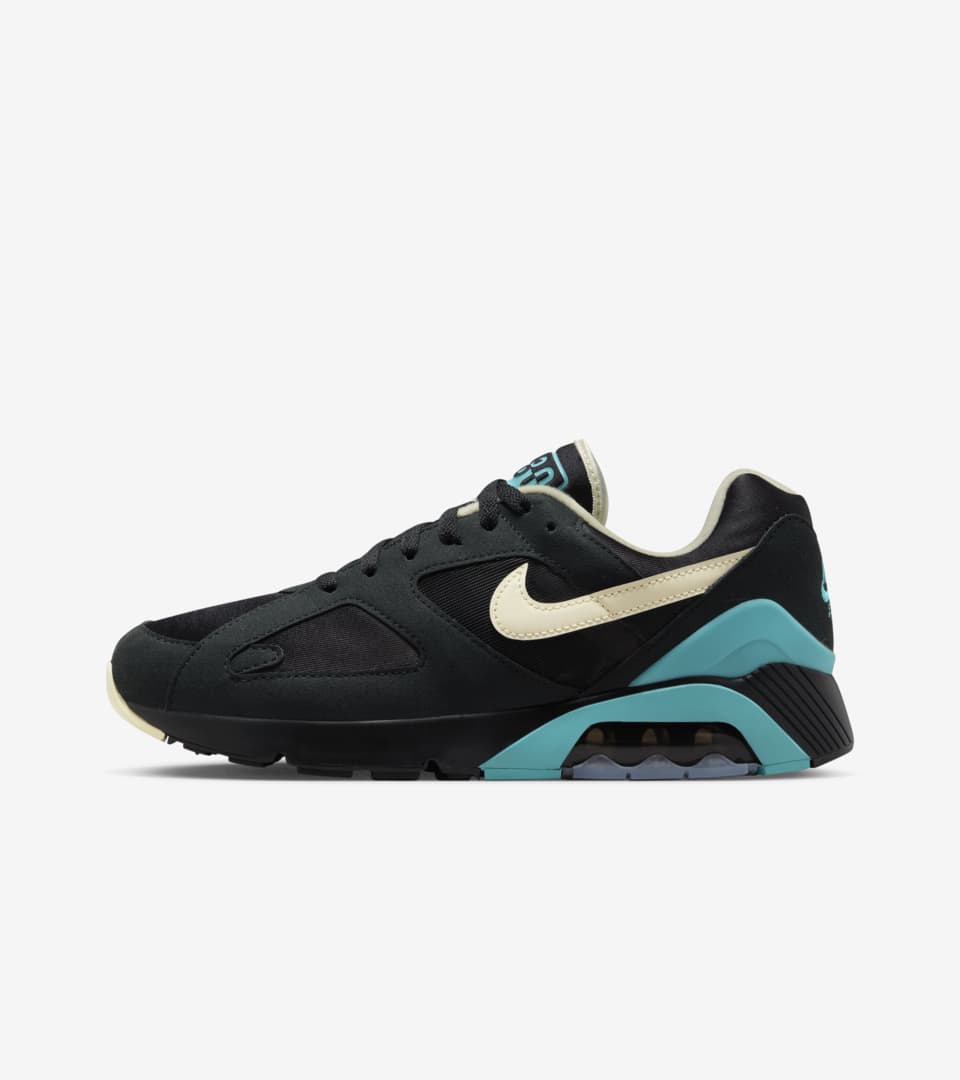 Date de sortie de la Air 180 Black and Dusty Cactus FJ9259 001 Nike SNKRS